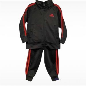 Adidas Boy's 2-Piece Tricot Track Jacket & Pants Size 18 months